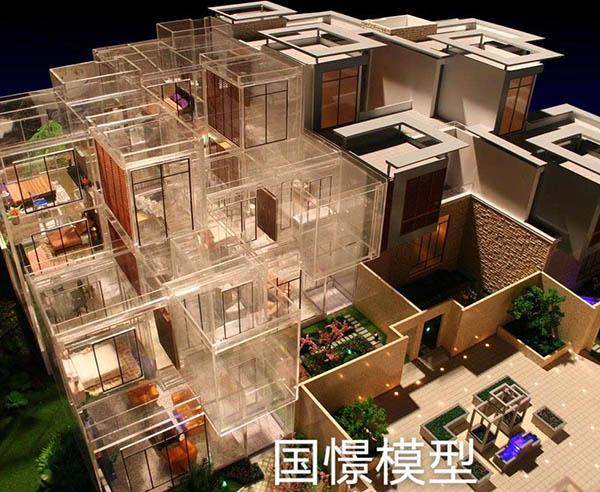 萨迦县建筑模型